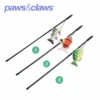 FISH PLUSH CAT DANGLER 50CM 3 ASSTD