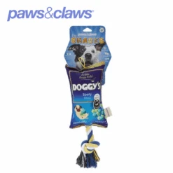 DOGGYS BALLS SNACKS OXFORD TUGGER W/ ROPE