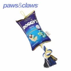 DOGGYS BALLS SNACKS OXFORD TUGGER W/ ROPE -Stacked Store 11093 3