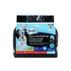Puppy Pads 50Pk Charcoal Odour Control 56X56Cm