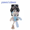 PATCHY PALS PLUSH BEAR PET TOY W/ ROPE -Stacked Store 18450