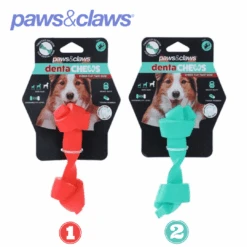 DENTA CHEWS FLAT TWIST BONE TOY