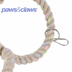 PARROT JUTE DOUBLE RING TOY 32X16CM -Stacked Store 20224 4