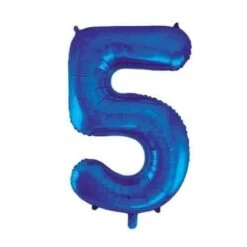 FOIL BALLOON 86cm Blue Number #5