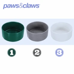 CERAMIC PET BOWL 19CM 1.8L 3 ASSTD