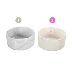 CERAMIC PET BOWL MARBLE 19CM 1.8L 2 ASSTD