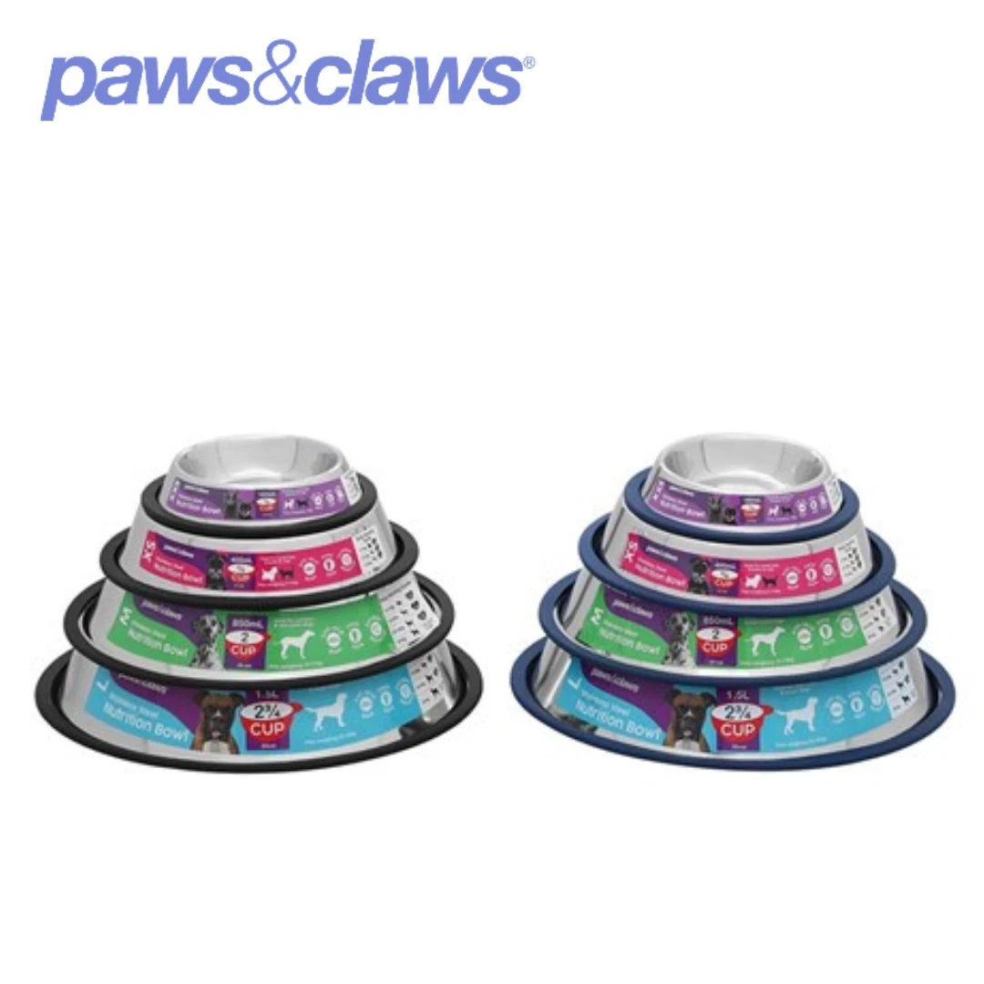 STAINLESS STEEL PET BOWL BLACK ANTI-SKID 2L 7 STAINLESS STEEL PET BOWL BLACK ANTI-SKID 2L - Image 5