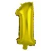 Numeral Foil Balloon 35cm Gold - 1 -Stacked Store 42891 2