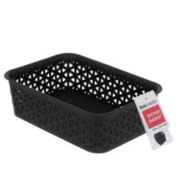 Wicker Design Organiser Basket -Stacked Store 43677 3