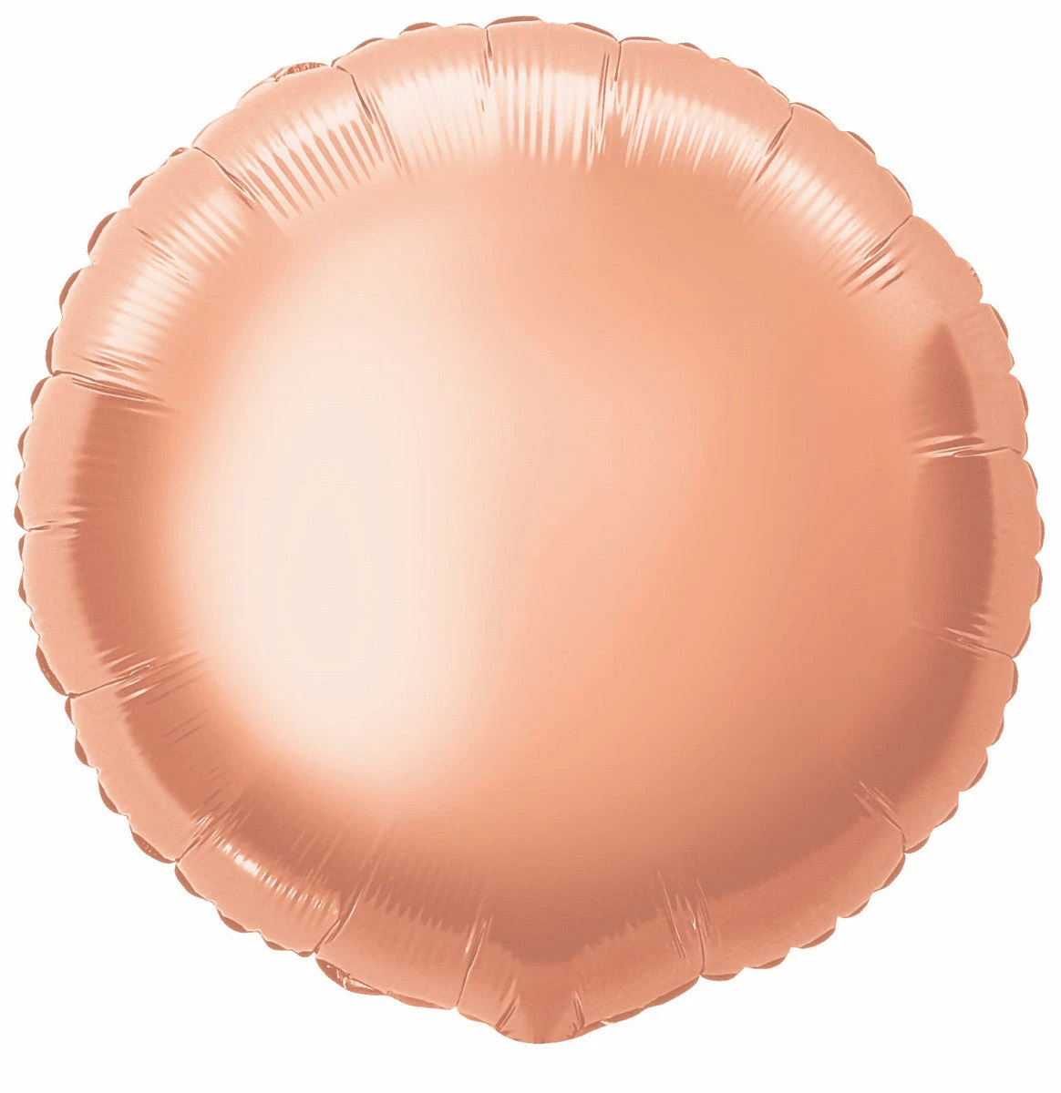 Rose Gold Round Foil Balloon 45cm 3 Rose Gold Round Foil Balloon 45cm