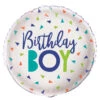 Confetti Birthday Boy Foil Balloon 45cm -Stacked Store 54019 1