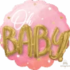 Anagram Multi-Balloon Pink Baby Girl Oh Baby P75