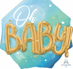 Anagram Multi-Balloon Blue Baby Boy Oh Baby P75