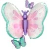 Anagram Foil Bln SS Flutters Butterfly 73x71cm