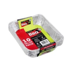 Lemon And Lime Foil Tray Rect 10Pk Pdq 32X26.5X6Cm -Stacked Store 68472
