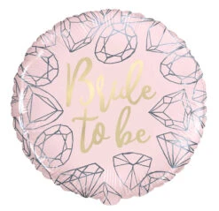 Bride To Be Diamonds Foil Balloon 45cm