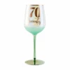 70 Glitterati Wine Glass Green 430ml -Stacked Store 70 Glitterati Wine Glass Green 430ml