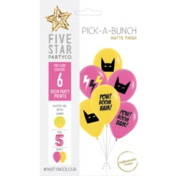 PICK-A-BUNCH Superhero Girl 30cm Asst 6pk