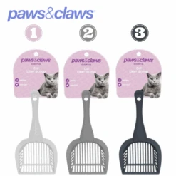 CAT LITTER SCOOP 3 ASSTD 27X14X10CM