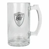 80th Beer Stein With Handle Pewter Look Badge 500ml -Stacked Store 80th Beer Stein with Handle Pewter Look 16cm 500ml