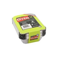 Foil Container W/Lid 15Pk & 22X15.5X5Cm Leon Lime