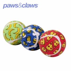 TENNIS BALLS 3PK 6CM ASSTD PRINTED -Stacked Store 85516 4