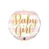 Foil Balloon 45Cm Baby Girl Pink Stripes -Stacked Store 88004