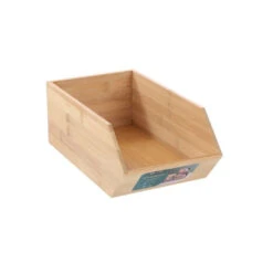 Bamboo Stackable Cube Lge 17.5