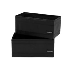 KLOSET STORAGE CUBE RECTANGLE 2PK 28X14X13CM BLACK