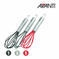 Avanti Mini Whisk With Silicone Tip - CDU Of 18 Assorted