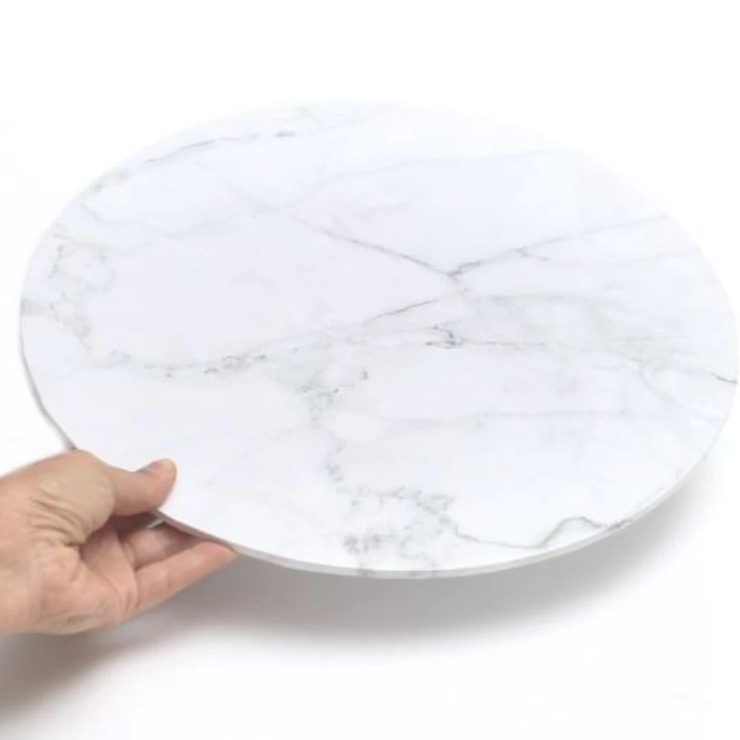 Cake Board Food Presentation Board Marble 35.56Cm 4 Cake Board Food Presentation Board Marble 35.56Cm - Image 2