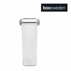 Boxsweden Crystal Pantry Storage Container 1.8L 13x11x24cm -Stacked Store Boxsweden Crystal Pantry Storage Container 1.8L 13x11x24cm p1