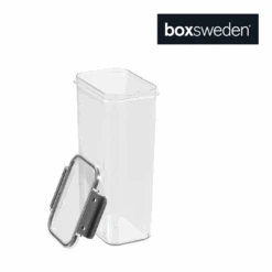 Boxsweden Crystal Pantry Storage Container 1.8L 13x11x24cm -Stacked Store Boxsweden Crystal Pantry Storage Container 1.8L 13x11x24cm p6