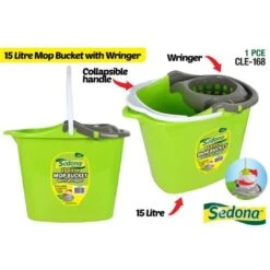 Mop Bucket With Wringer 39X27X30Cm