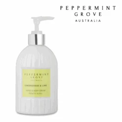 PGA Hand Cream Pump 500ml -Lemongrass & Lime