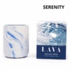 Lava Marble Ceramic Candle 130g Sea Salt Rose - Serenity -Stacked Store Candle 68