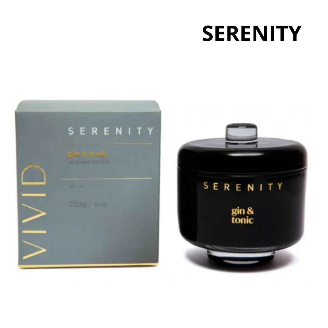Vivid Candle 230g Gin & Tonic - Serenity 3 Vivid Candle 230g Gin & Tonic - Serenity