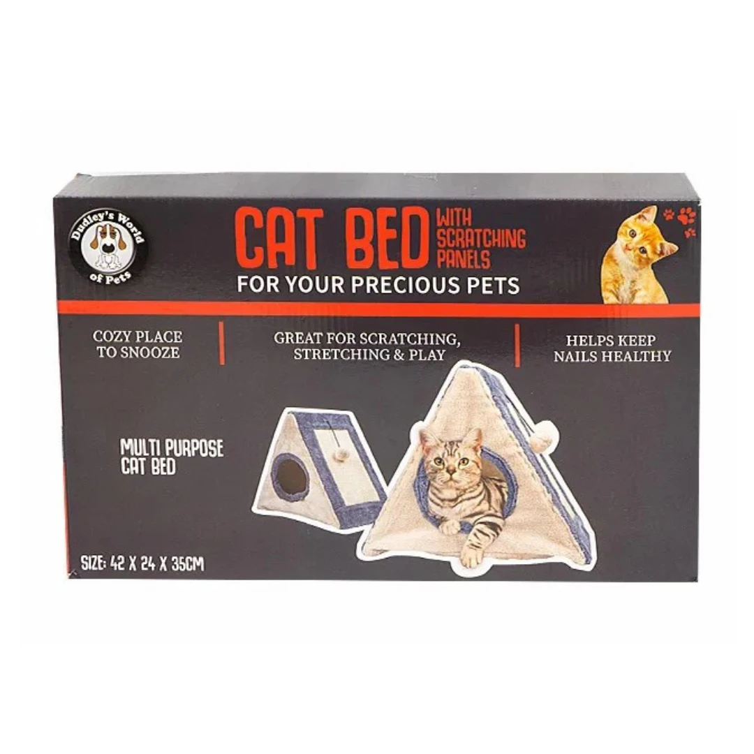 Cat Bed & Scratching Panels 3 Cat Bed & Scratching Panels