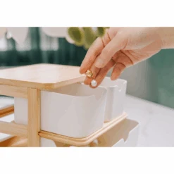 Clevinger Bamboo Fiber Storage Draw Set -Stacked Store Clevinger Bamboo Fiber Storage Draw Set p5