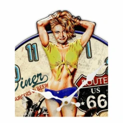 Clock Iron Plate Stamping Clock Moto 40cm -Stacked Store Clock Iron Plate Stamping Clock Moto 40cm p4