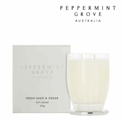 PGA Candle 370g - Fresh Sage &Cedar