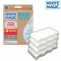 White Magic Sponge Eraser Extra Power (4 Pack) Retail