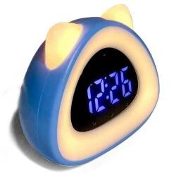 Eurie Cat Ears Sunrise Light Digital Alarm Clock 13x6.5x11cm Assorted -Stacked Store Eurie Cat Ears Sunrise Light Digital Alarm Clock 13x6.5x11cm Assorted p13