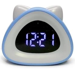 Eurie Cat Ears Sunrise Light Digital Alarm Clock 13x6.5x11cm Assorted -Stacked Store Eurie Cat Ears Sunrise Light Digital Alarm Clock 13x6.5x11cm Assorted p5