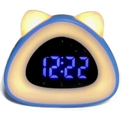 Eurie Cat Ears Sunrise Light Digital Alarm Clock 13x6.5x11cm Assorted -Stacked Store Eurie Cat Ears Sunrise Light Digital Alarm Clock 13x6.5x11cm Assorted p6