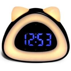 Eurie Cat Ears Sunrise Light Digital Alarm Clock 13x6.5x11cm Assorted -Stacked Store Eurie Cat Ears Sunrise Light Digital Alarm Clock 13x6.5x11cm Assorted p9