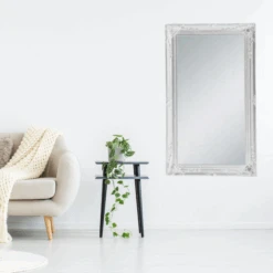 Wall Mirror Felicity Ornate Mirror Gloss White 138x78x7cm