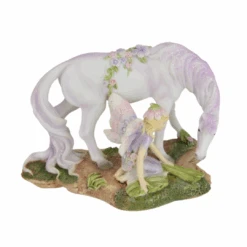 Flower Fairy Crouching With Unicorn 17.5cm 9 Flower Fairy Crouching With Unicorn 17.5cm -Stacked Store Flower Fairy Crouching with Unicorn 17.5cm p4