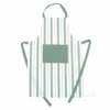 FrenchStripe Apron 60x90 Sage -Stacked Store French Stripe Apron 60x90cm Sage
