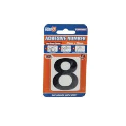 Adhesive Number 8-Black/White